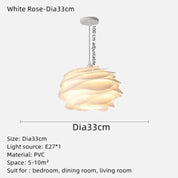 CrystalPetal - Wreath Ceiling Light