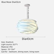 CrystalPetal - Wreath Ceiling Light