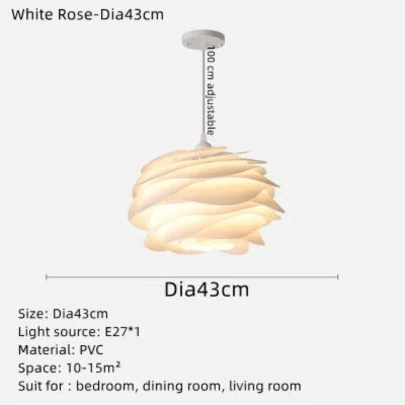 CrystalPetal - Wreath Ceiling Light