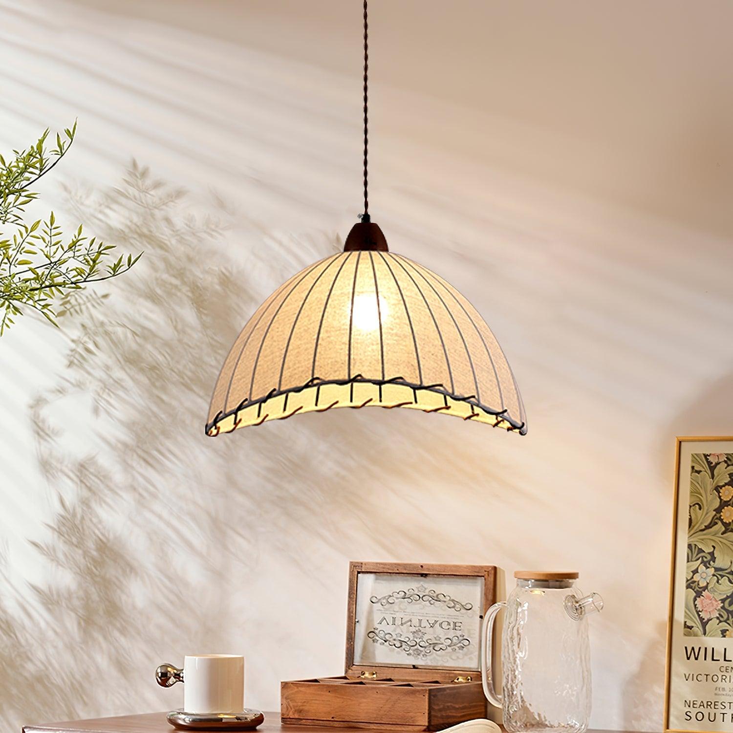 WoodLumiere – Elegant Wooden Pendant Light