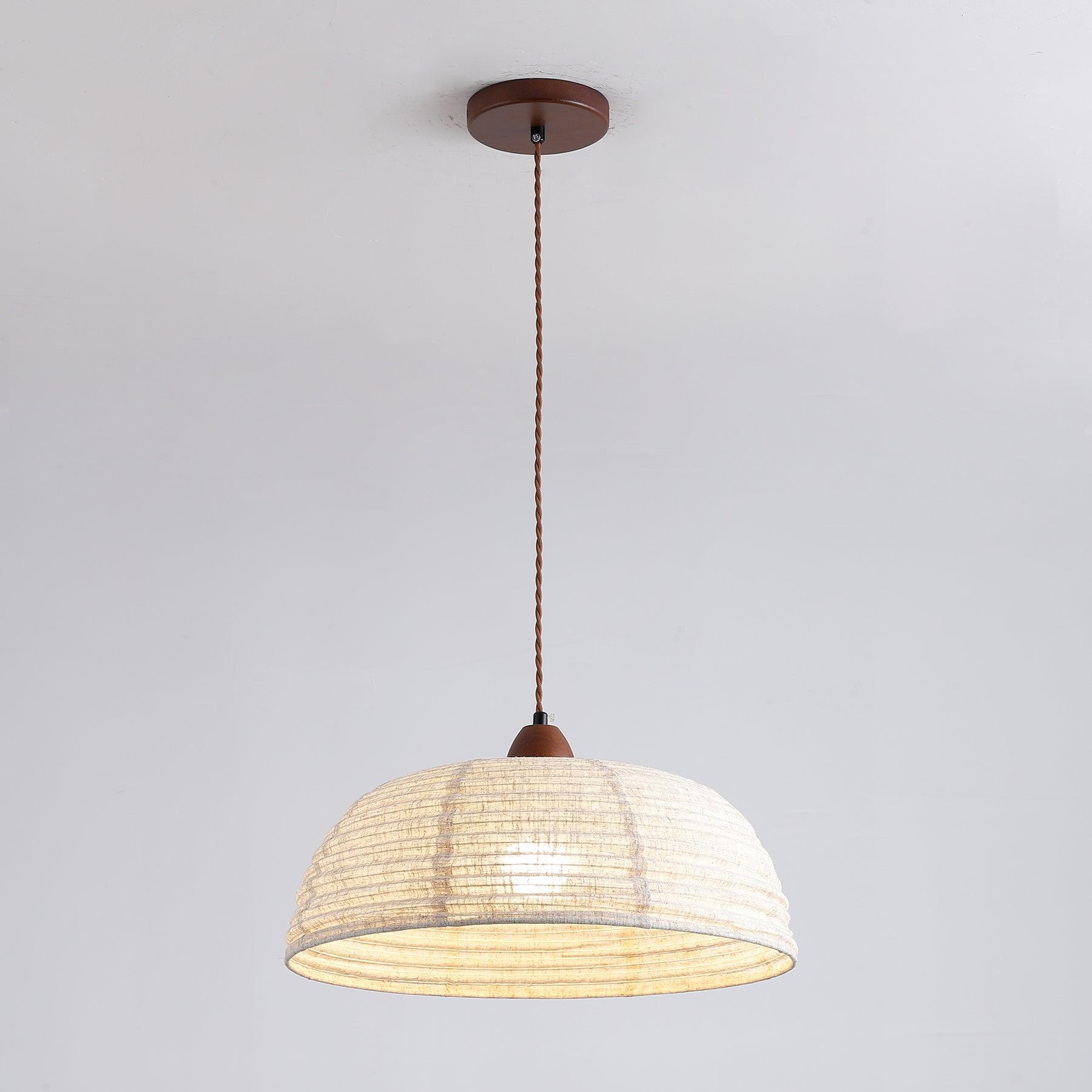 WoodLumiere – Elegant Wooden Pendant Light