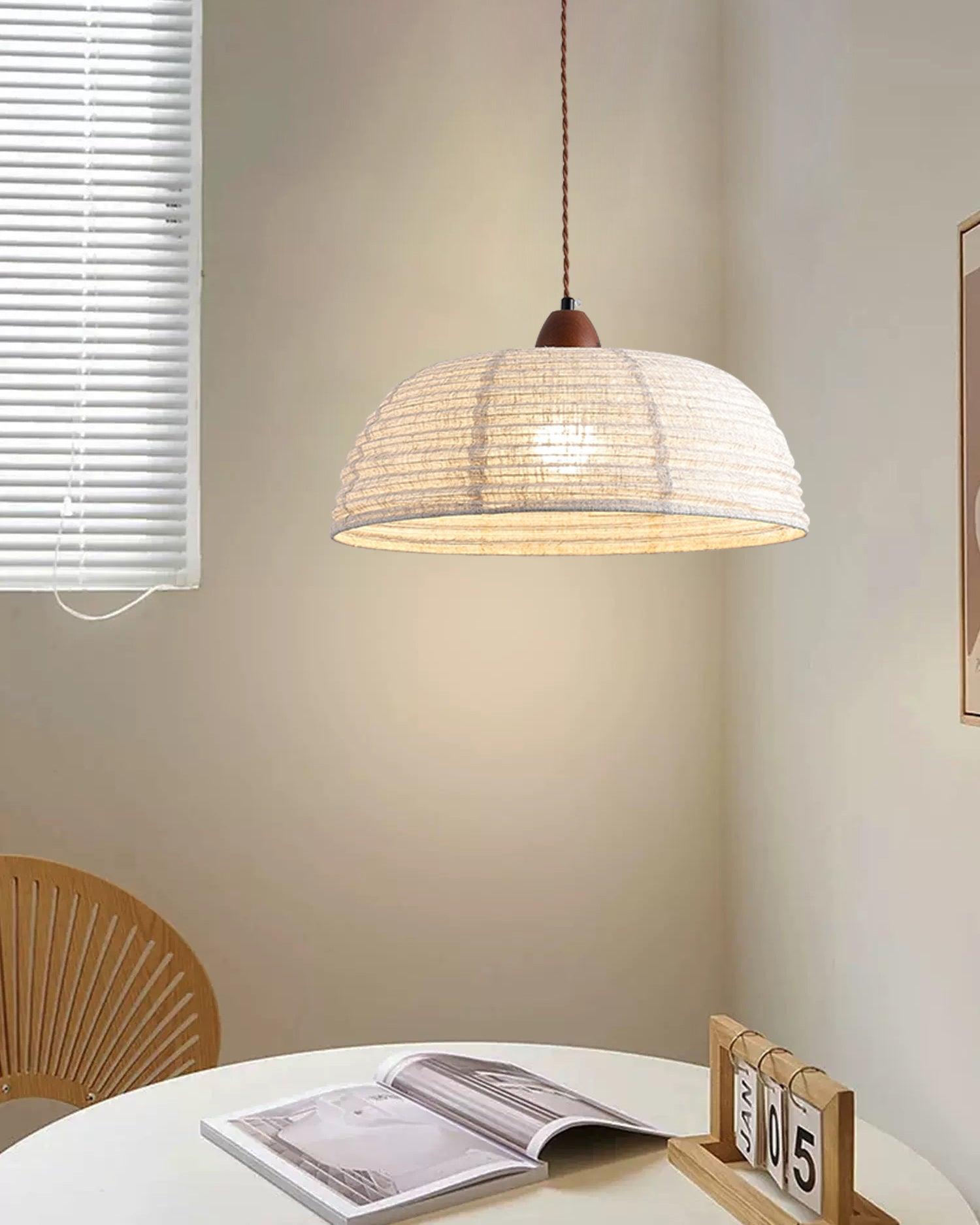 WoodLumiere – Elegant Wooden Pendant Light