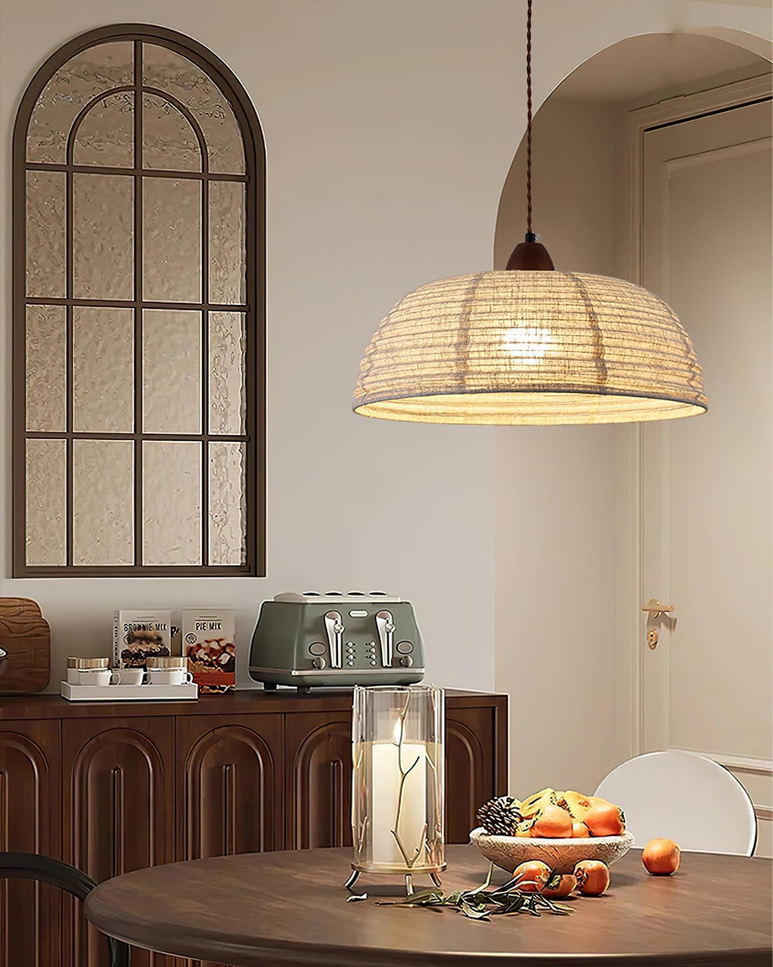 WoodLumiere – Elegant Wooden Pendant Light