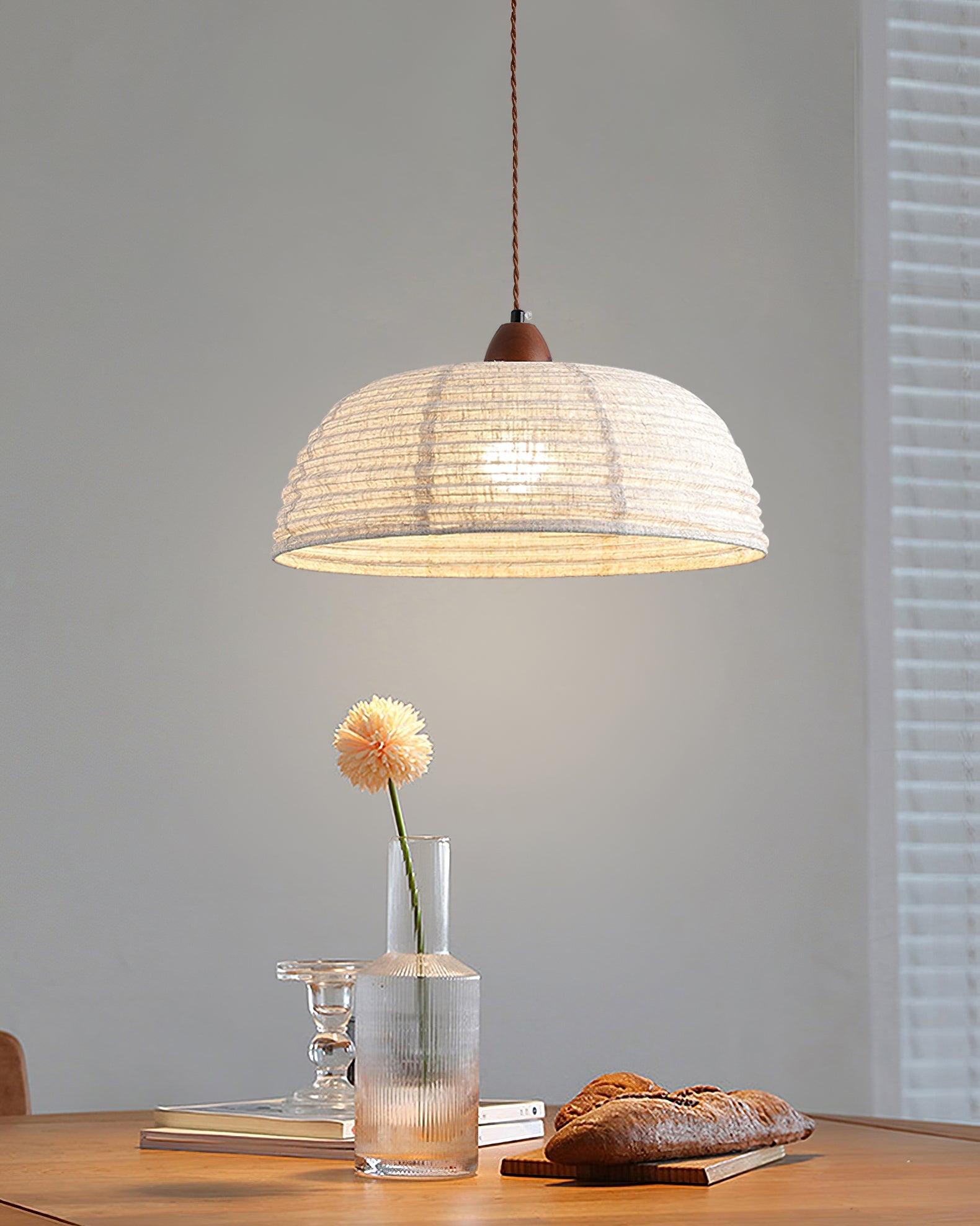 WoodLumiere – Elegant Wooden Pendant Light