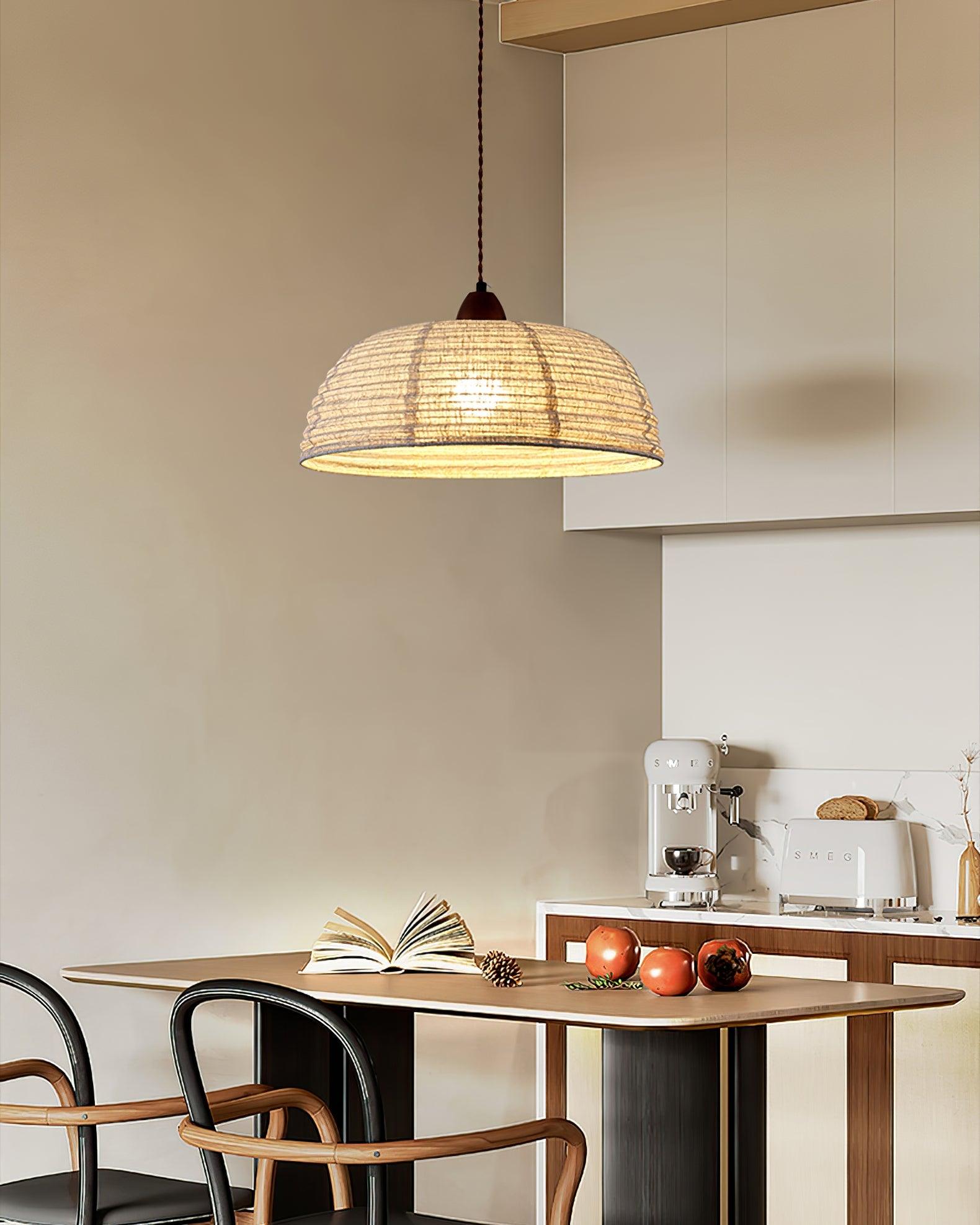 WoodLumiere – Elegant Wooden Pendant Light