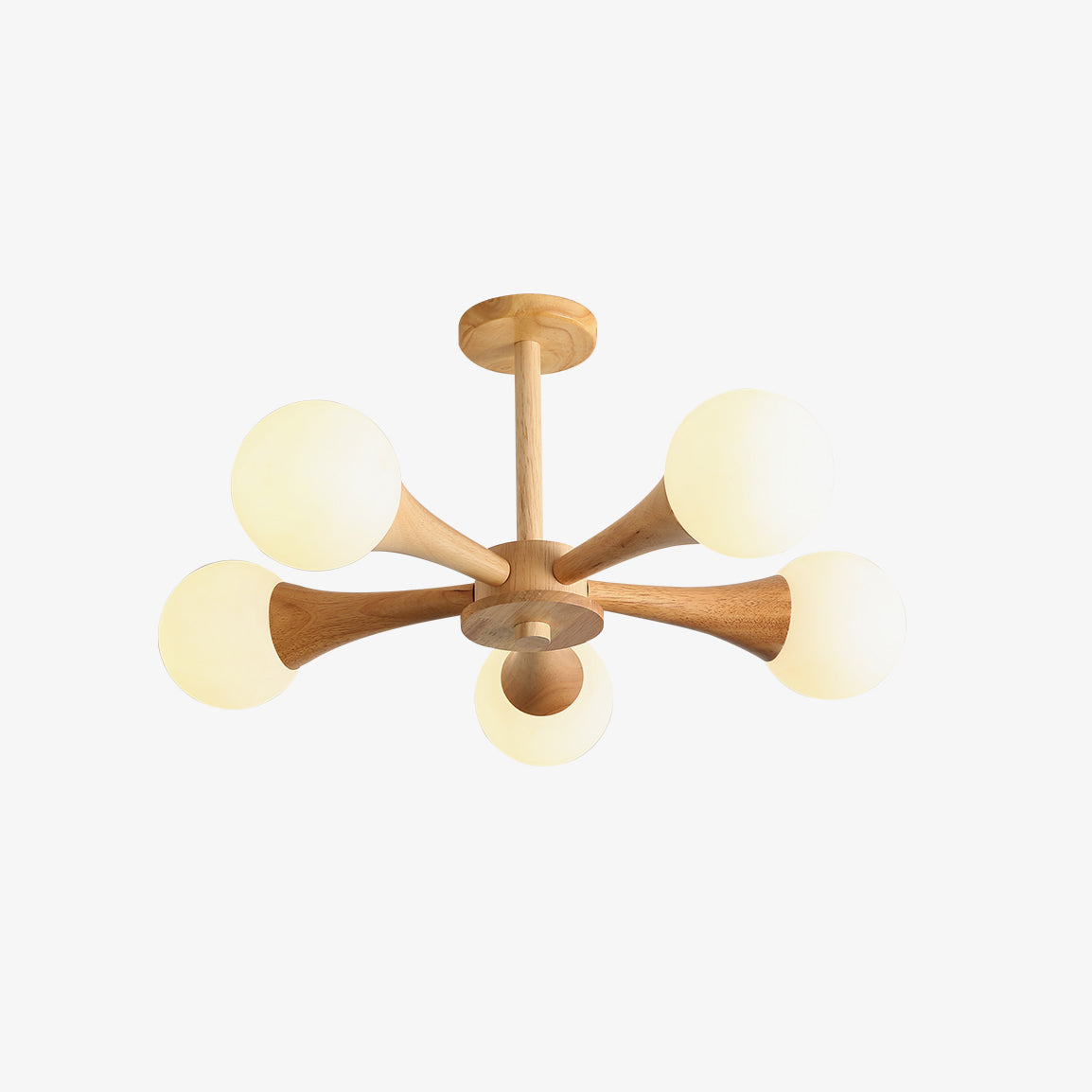 Luna - Elegant Wooden Pendant Light