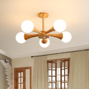Luna - Elegant Wooden Pendant Light