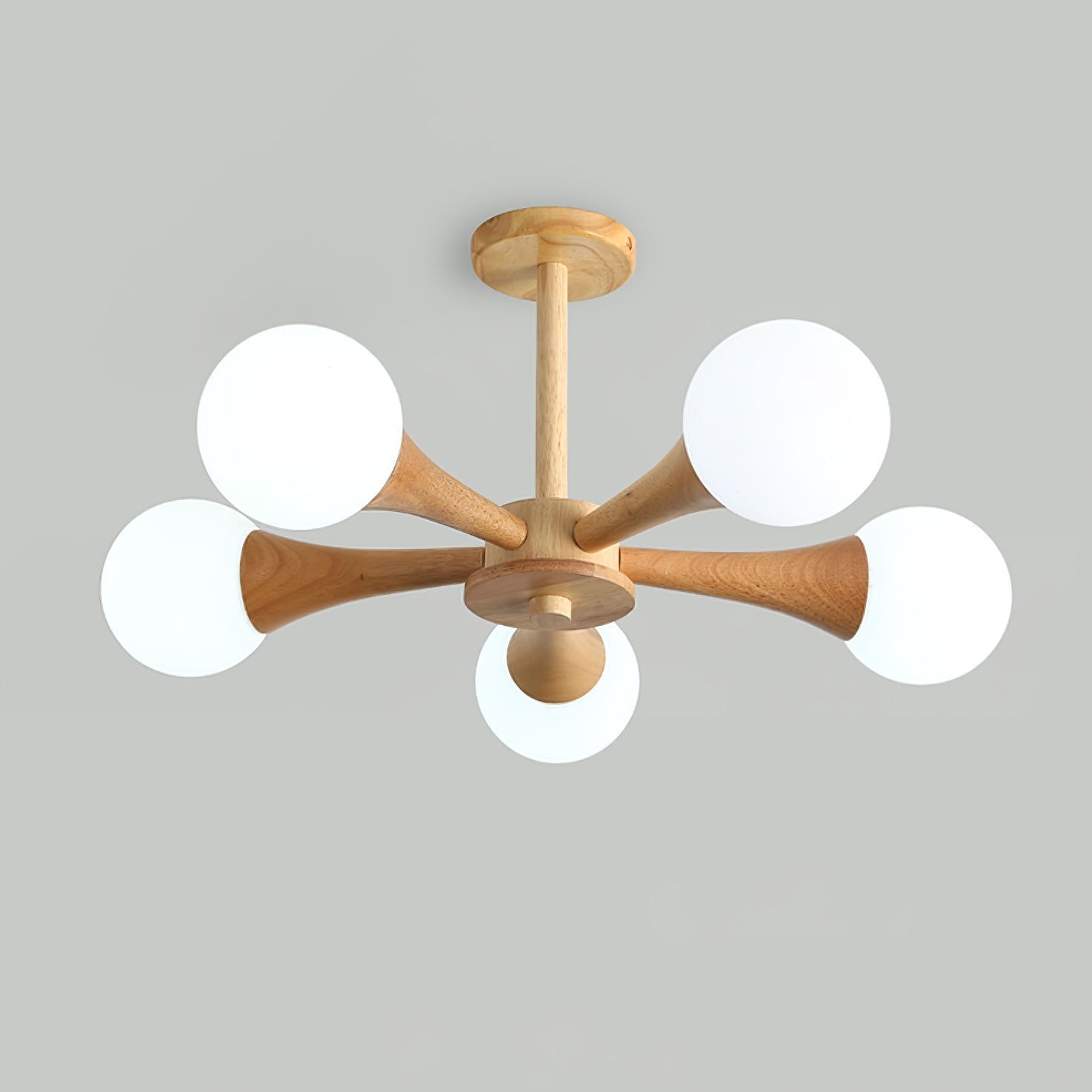 Luna - Elegant Wooden Pendant Light