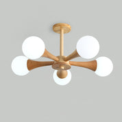 Luna - Elegant Wooden Pendant Light