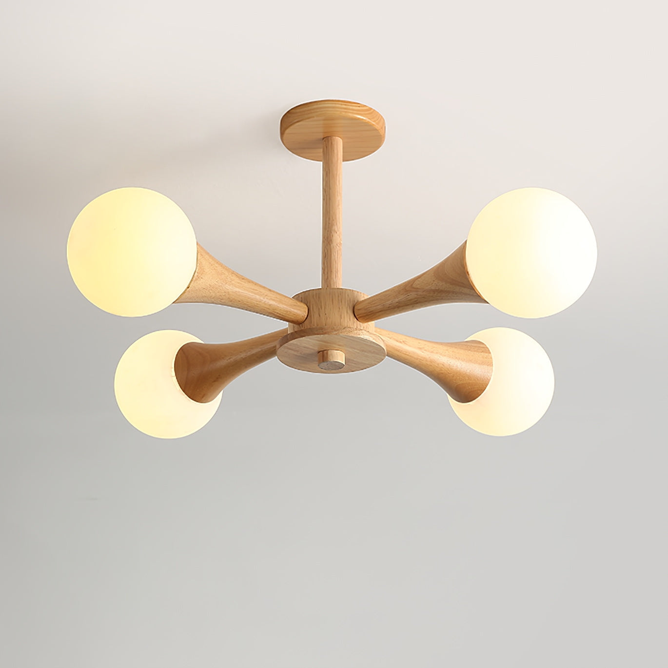 Luna - Elegant Wooden Pendant Light