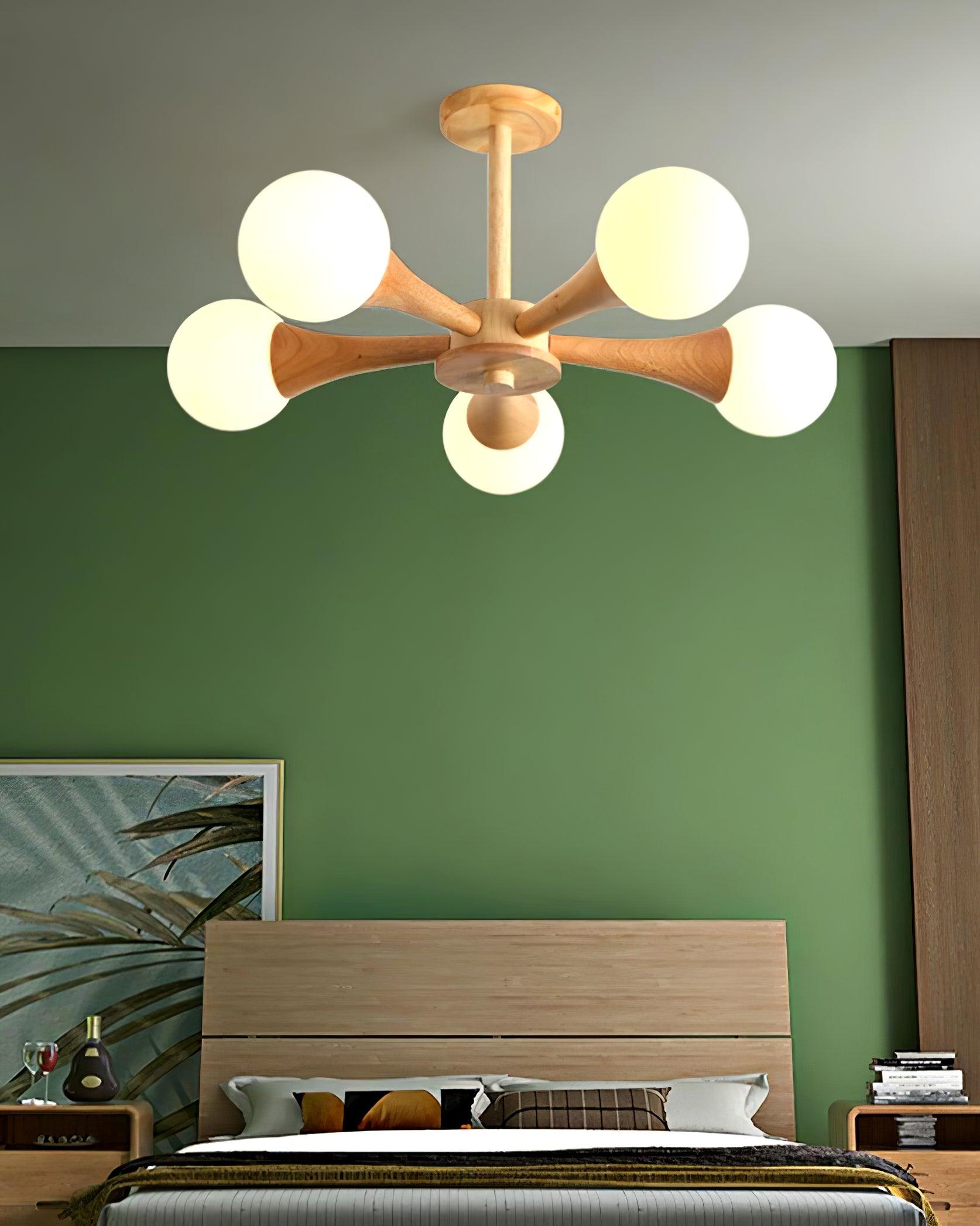 Luna - Elegant Wooden Pendant Light