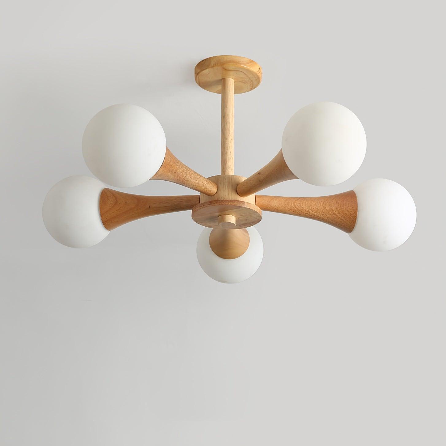 Luna - Elegant Wooden Pendant Light