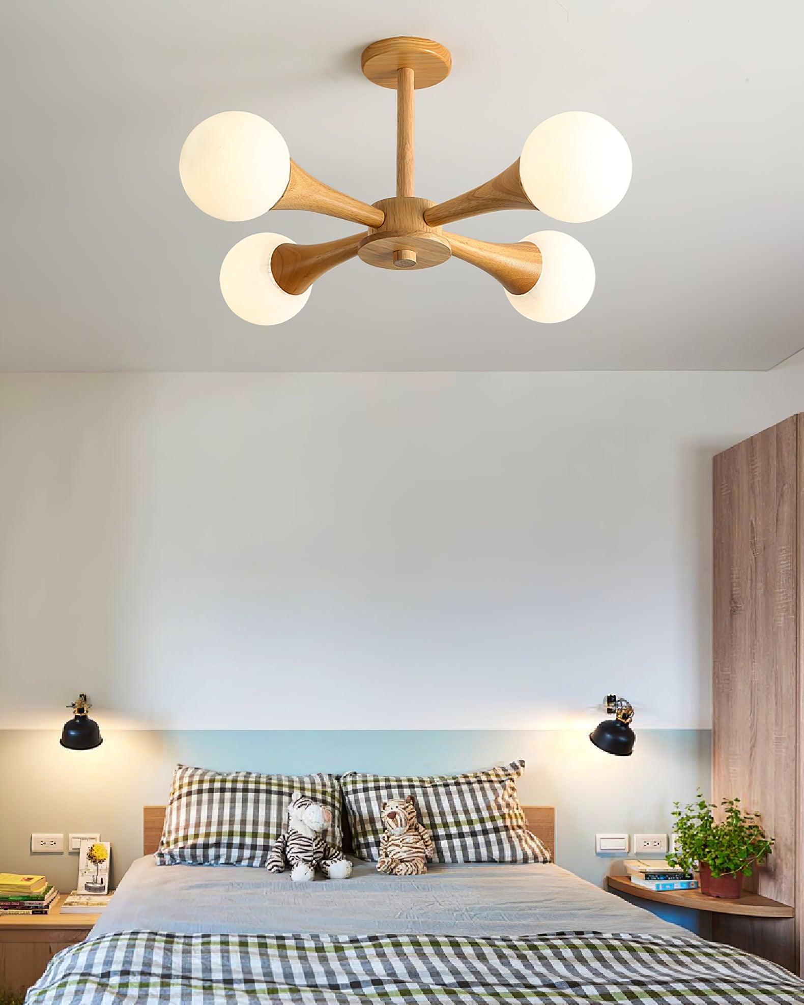 Luna - Elegant Wooden Pendant Light