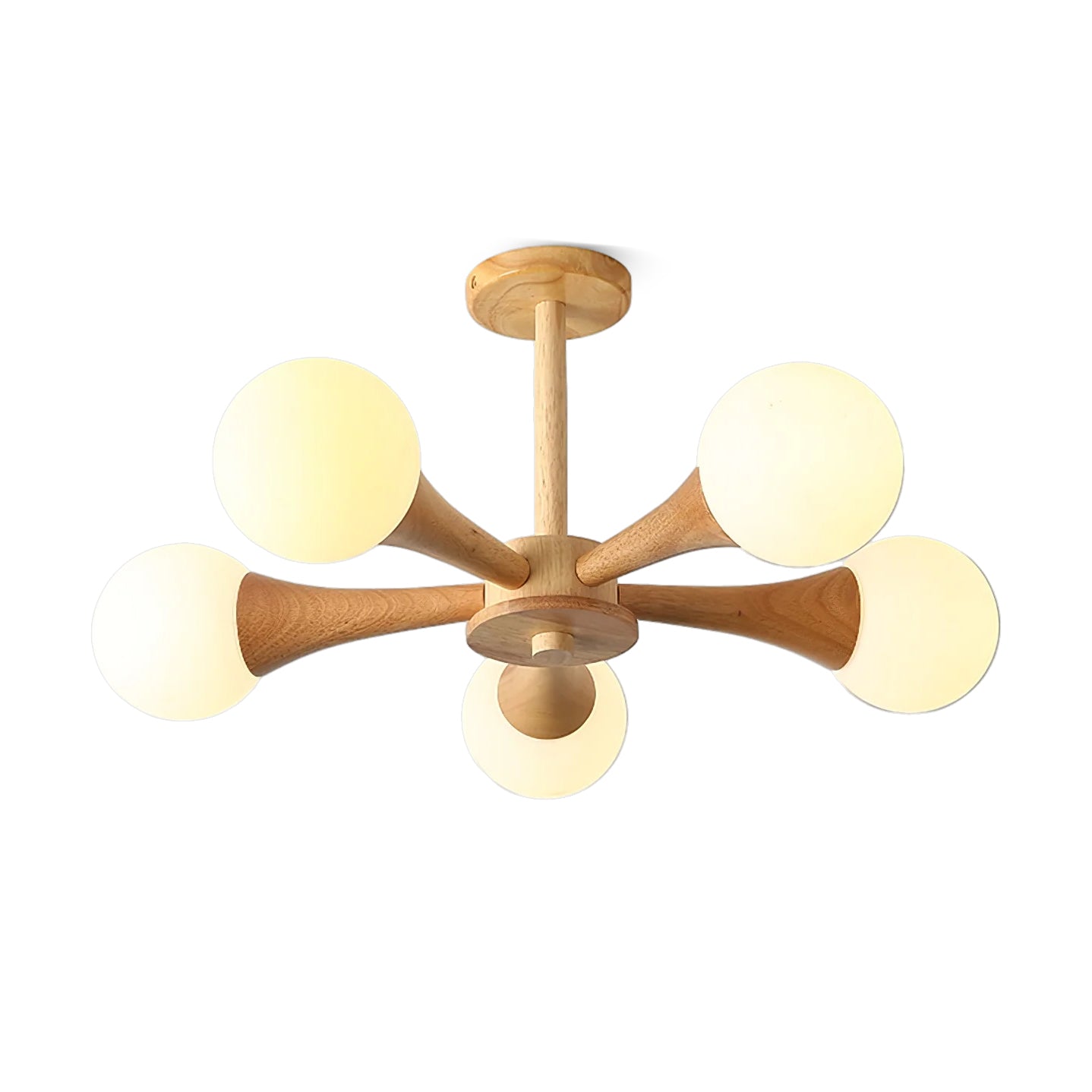 Luna - Elegant Wooden Pendant Light
