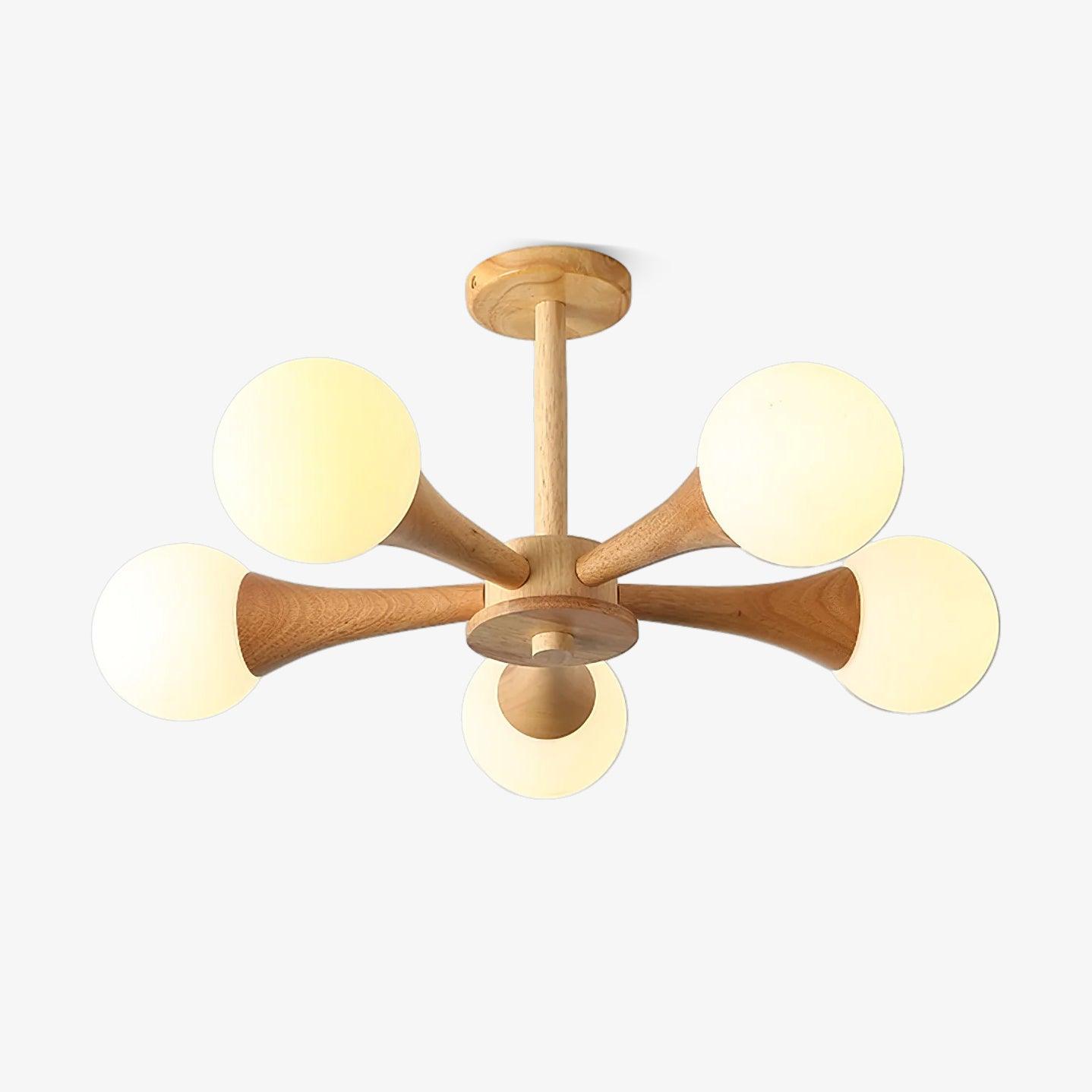 Luna - Elegant Wooden Pendant Light