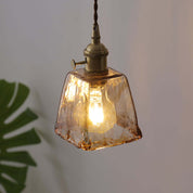 Levy Retro LED Pendant Lights Gold Metal Glass Bedroom Living Room Dining Room