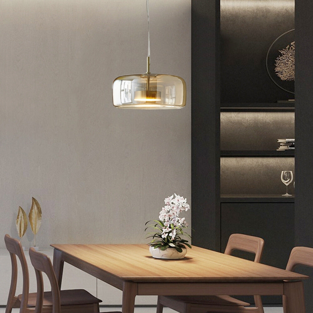 Retroluxe - Retro Pendant Light with Amber Light