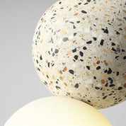 Aurora Pendant Lights LED - Black and White Glass