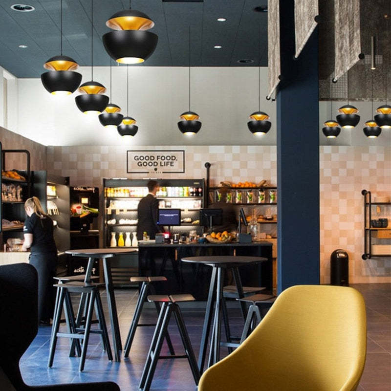 NazifaLuxe - Modern LED Pendant Light in Metal