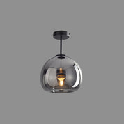Goldenova - Chic Round Ceiling Lamp in Black and Gold