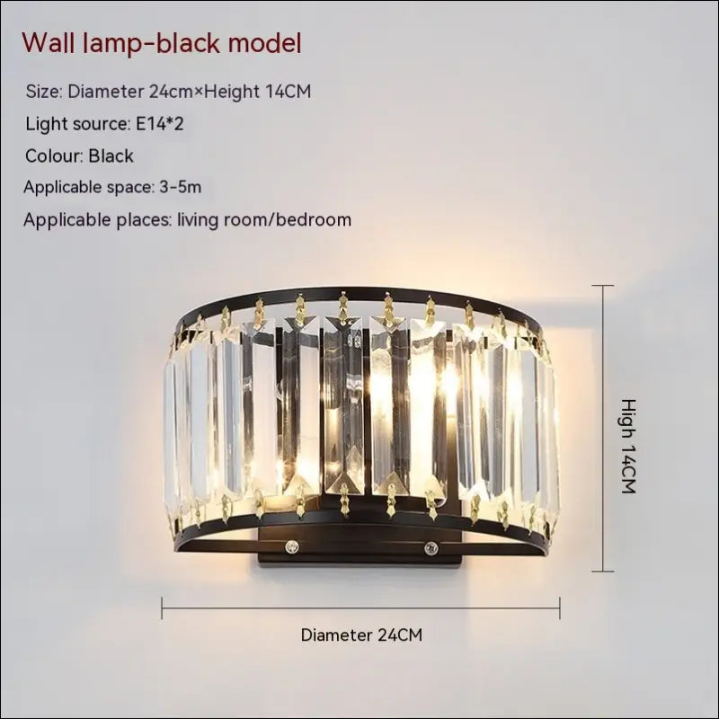 Crystal Light Wall Lamp