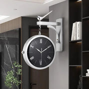Double-Sided Roman Wall Clock