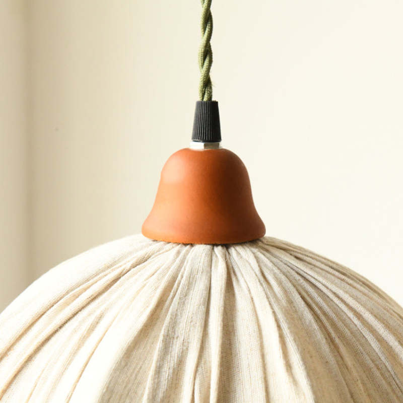 LuxeEco – Scandinavian Fabric Pendant Light