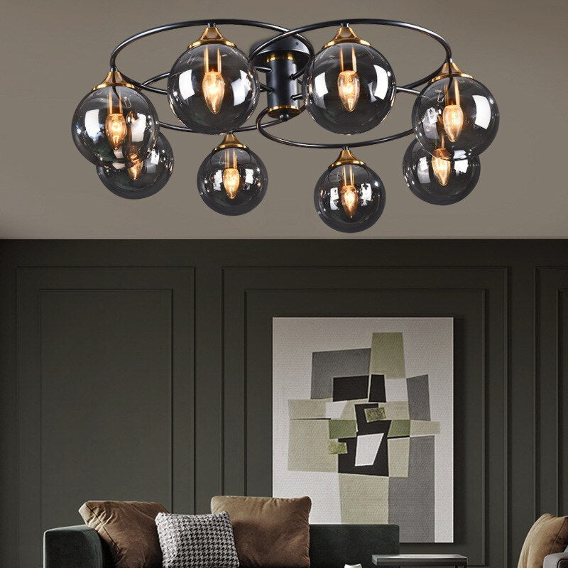 Valentina Vintage Round LED Ceiling Lamp