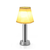 LuxeSilk - Wireless Table Lamp in Soft Metal