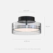 Brighta - Modern and Bright LED Ceiling Light