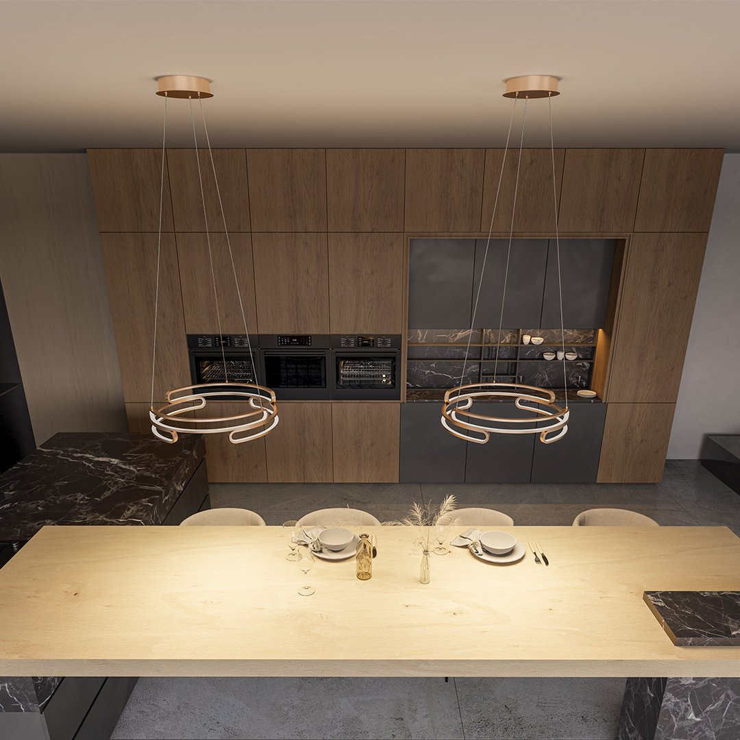 Metalis - Elegant Metal Pendant Light