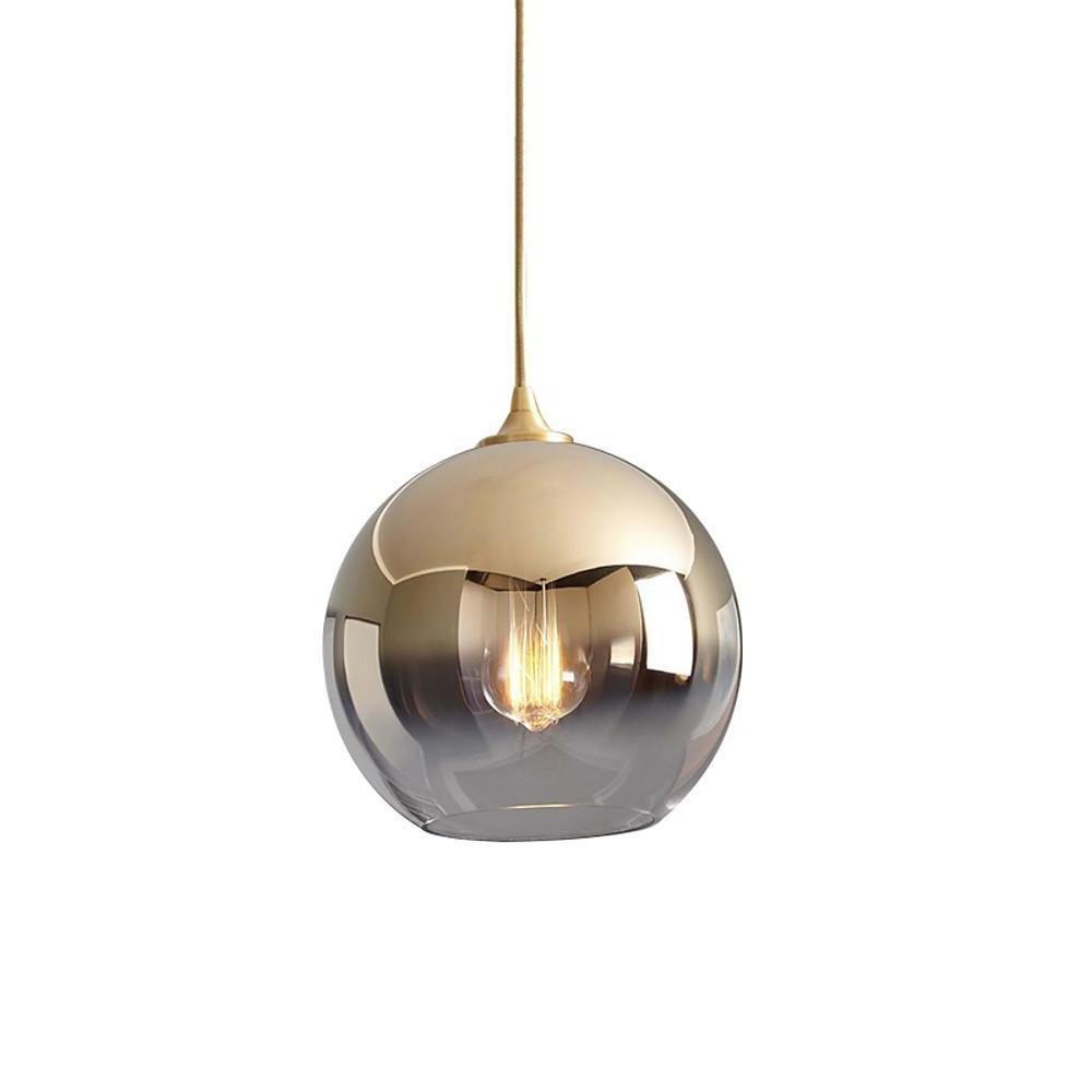 LichtMeester - Modern Globe Design Pendant Light Made of Glass with LED Lighting for Kitchen and Dining Room
