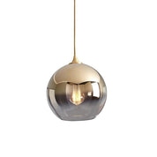 LichtMeester - Modern Globe Design Pendant Light Made of Glass with LED Lighting for Kitchen and Dining Room