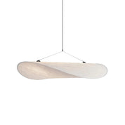 LunaLux - Modern LED Pendant Light in Metal and Synthetic Silk