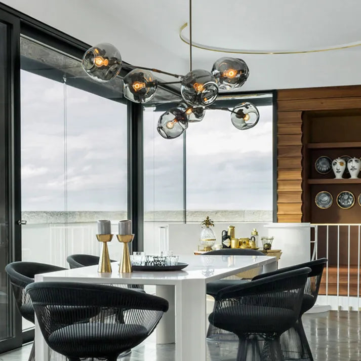 BubbleLight – Sputnik Pendant Light with Glass Bubbles