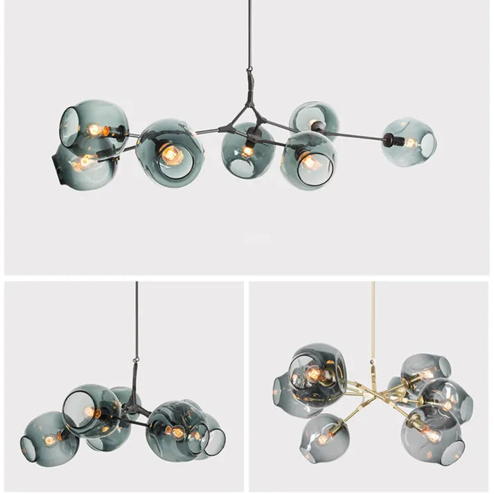 BubbleLight – Sputnik Pendant Light with Glass Bubbles