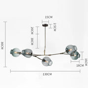 BubbleLight – Sputnik Pendant Light with Glass Bubbles