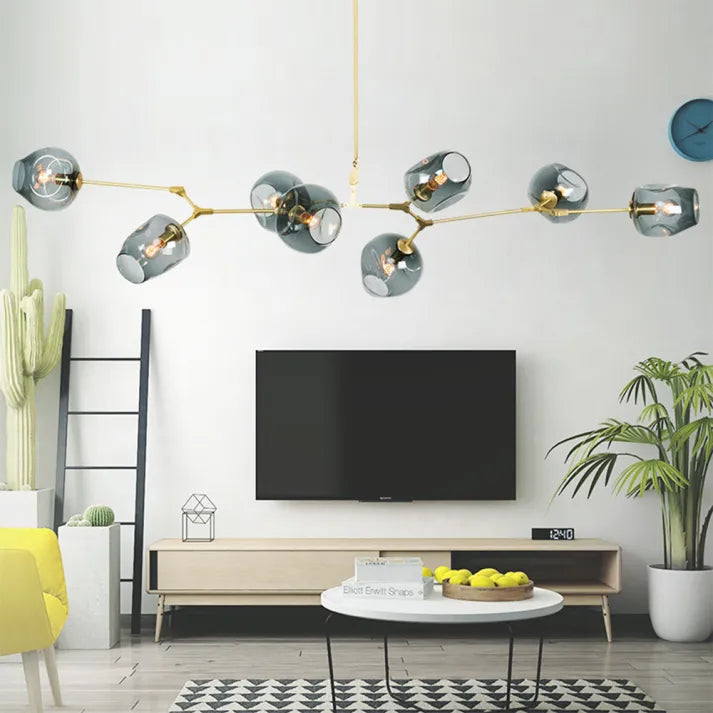 BubbleLight – Sputnik Pendant Light with Glass Bubbles