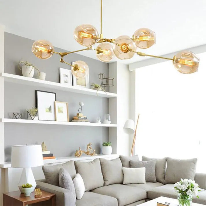 BubbleLight – Sputnik Pendant Light with Glass Bubbles