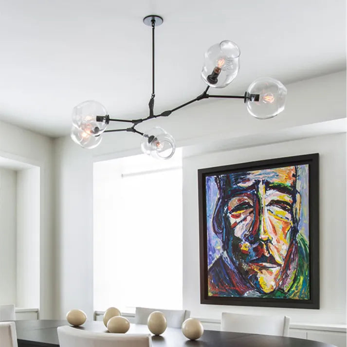 BubbleLight – Sputnik Pendant Light with Glass Bubbles