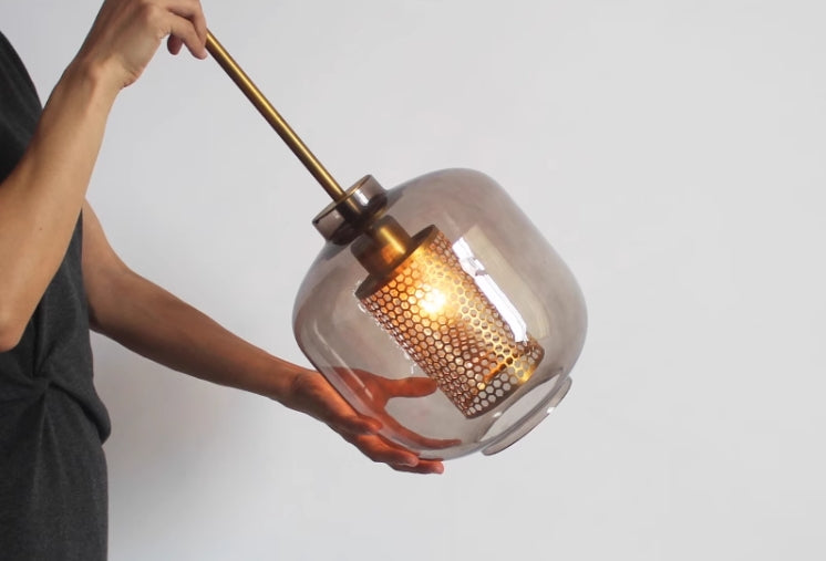 LumiSavane - Elegant Glass Pendant Light