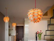 Modern Art Oak Pine Cone Pendant Lamps