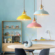 Morandi Modern LED Pendant Light in Metal for Colourful Living