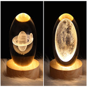 3D Galaxy Crystal Ball LED Night Light