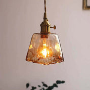 Levy Retro LED Pendant Lights Gold Metal Glass Bedroom Living Room Dining Room
