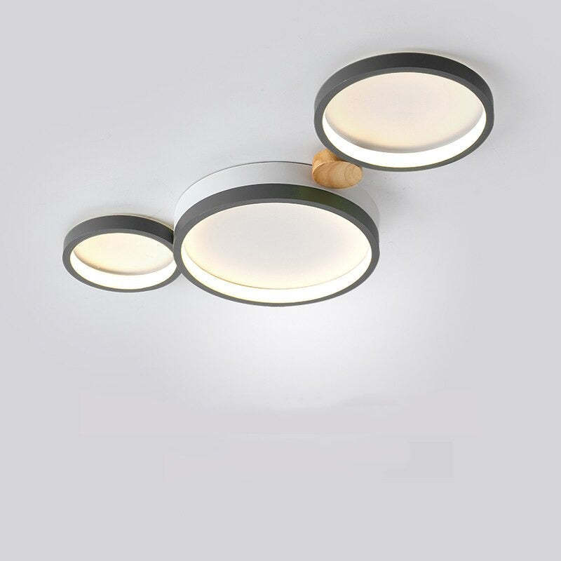 ChicLumineux - Ceiling Light in White and Grey Metal