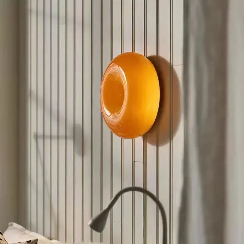 NovaLumina - Glass Donut Wall Lamp