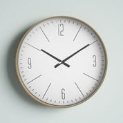 Golden Simplicity Wall Clock