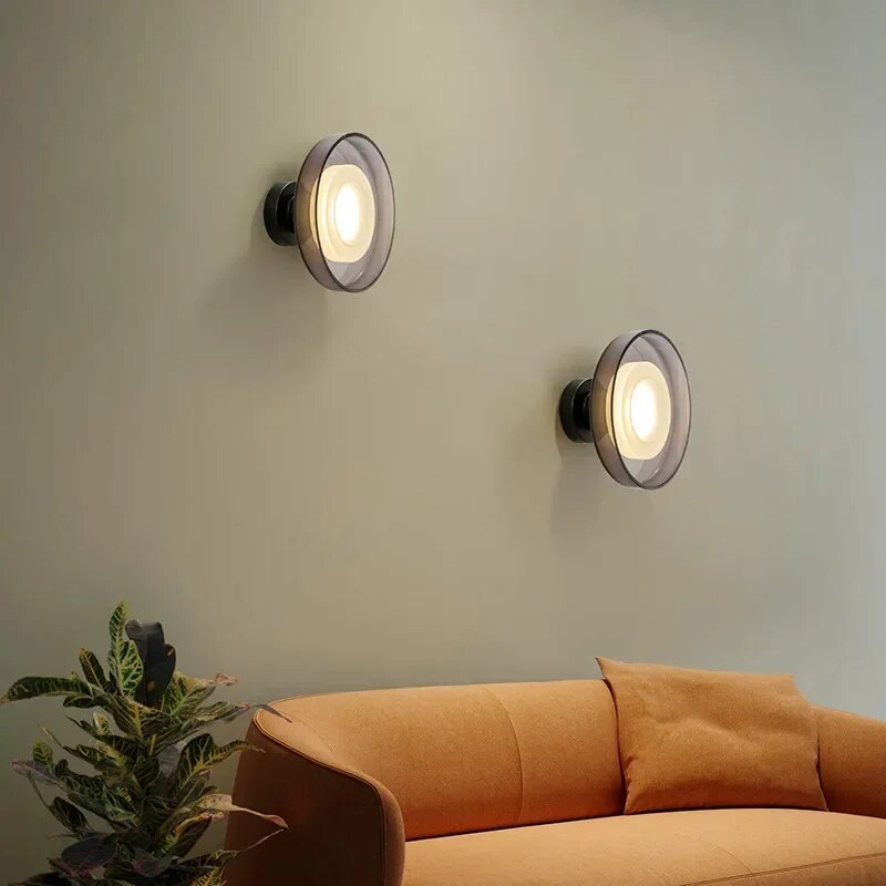 NovaNimbus - Round Glass Wall Lamp