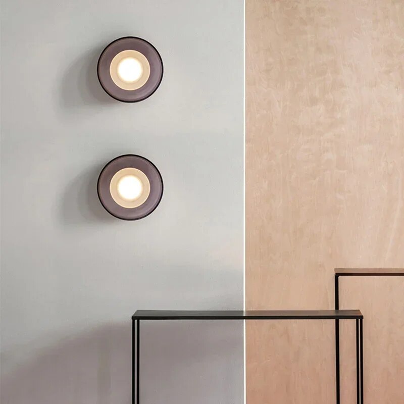 NovaNimbus - Round Glass Wall Lamp